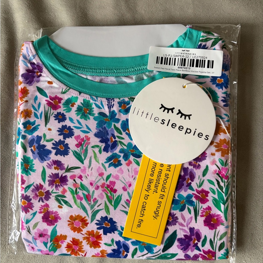 Little Sleepies Sweet Pea Long Sleeve Pajamas